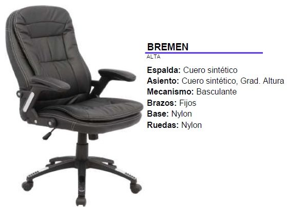 SILLA GERENCIAL BREMEN