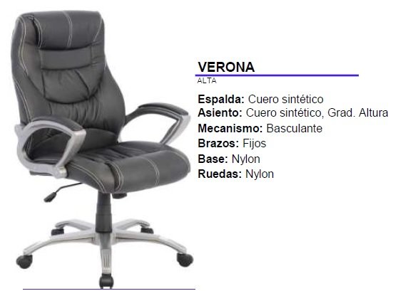 SILLA GERENCIAL VERONA