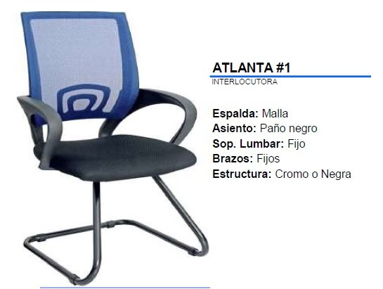 SILLA INTERLOCUTORA ATLANTA