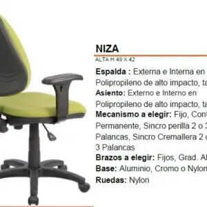 SILLA SECRETARIAL NIZA